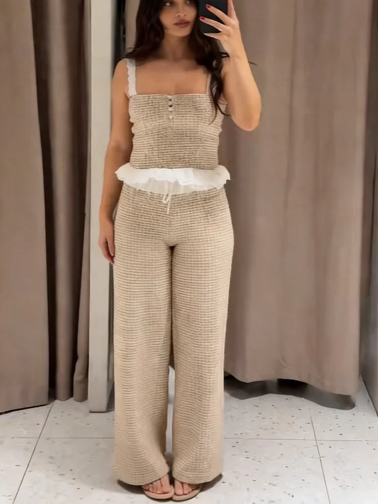 The Capri Ruffle Lounge Set ✨