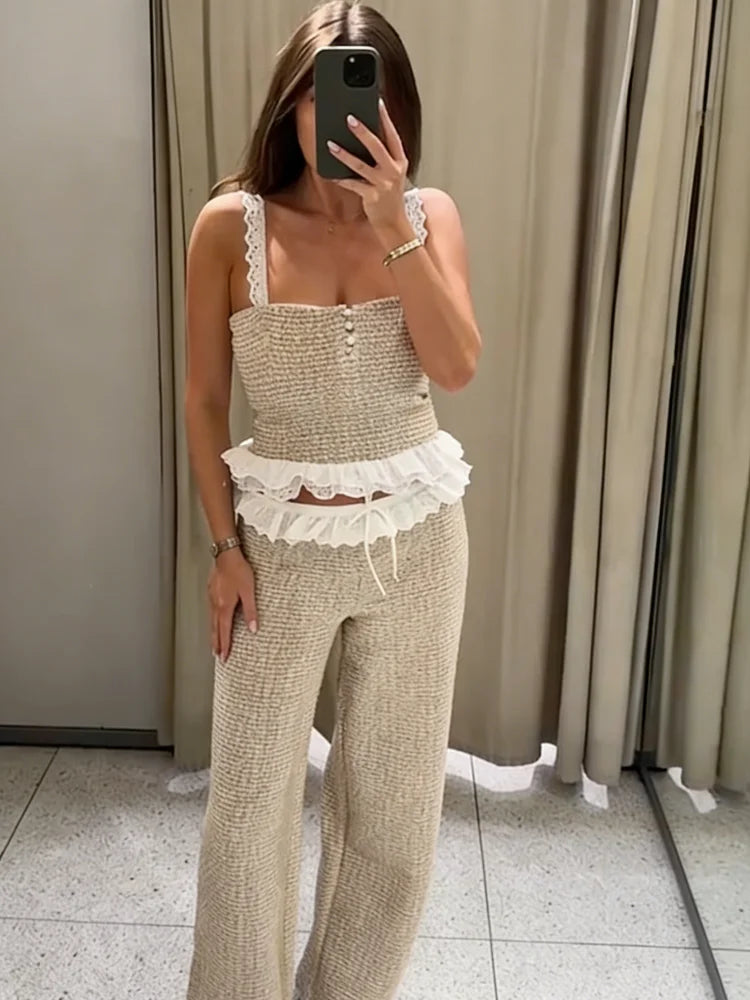 The Capri Ruffle Lounge Set ✨
