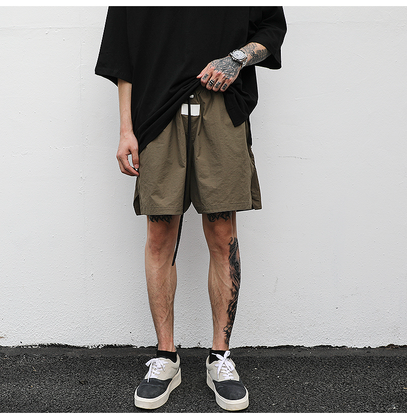 Men’s Casual Drawstring Cargo Shorts