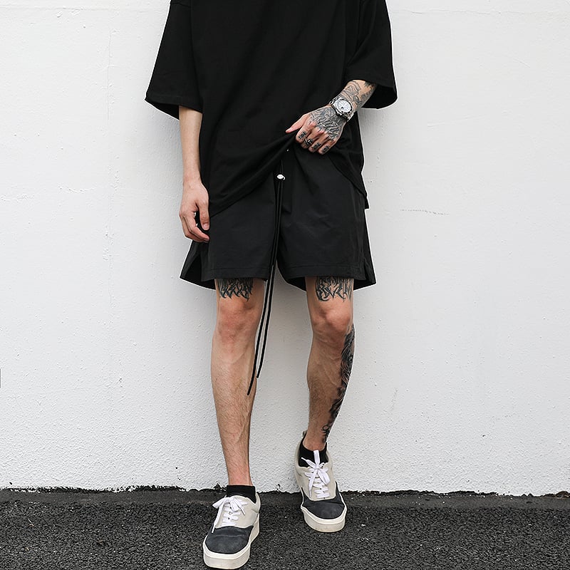Men’s Casual Drawstring Cargo Shorts